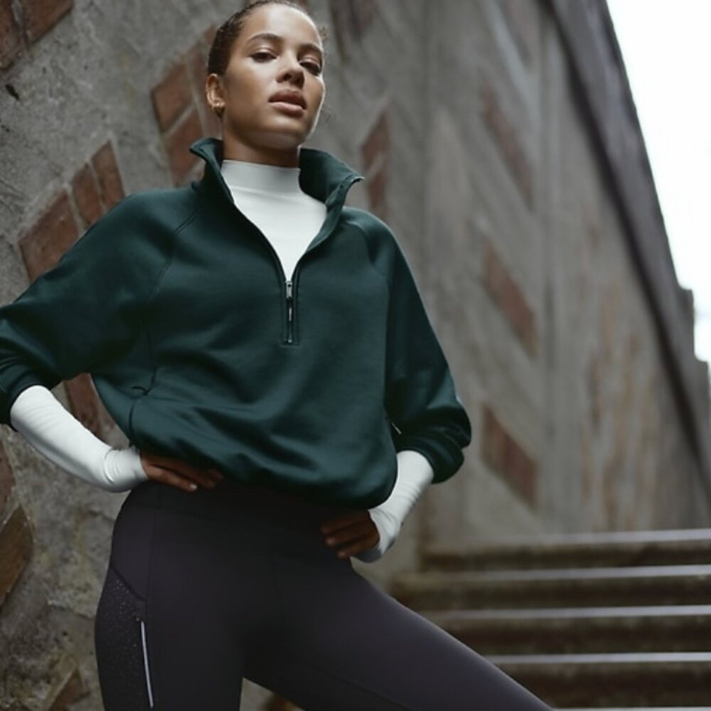 ATHLETA Edge 1/2 Zip Sweatshirt | Matching Set